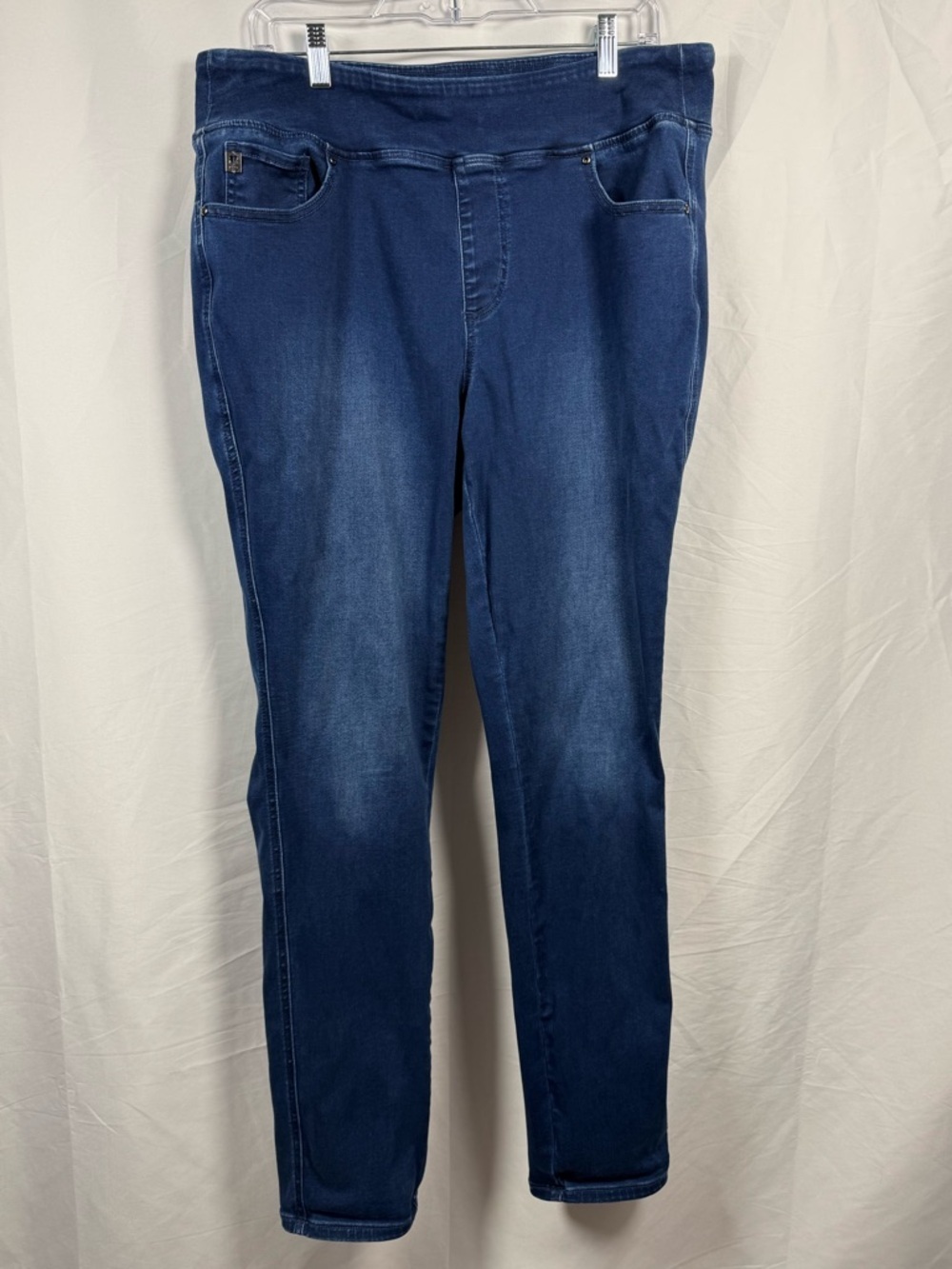 Jingle Belles by Kim Gravel Tall Satin Weave Holiday Denim Jeg 18T